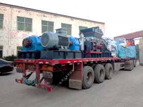 1000x700半自动液压对辊破碎嘿嘿视频首页入口发往河南